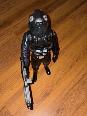 Star Wars Black 18” TIE Fighter Pilot Action Figure - Black